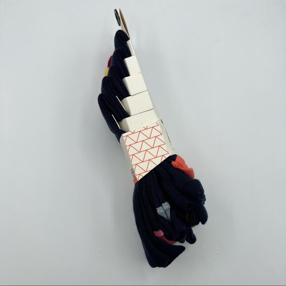 Urban Knit Bamboo Bold Heel & Toe Navy 5 Pairs Ankle Socks Men’s One Size - Picture 4 of 6